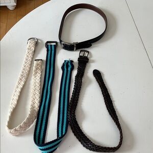 Set of 4 Stylish Belts